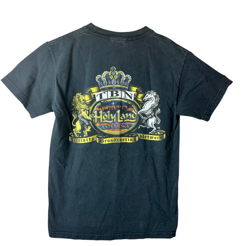 Rare Vintage Orlando Holy Land Experience T-Shirt Hanes Beefy Tag TBN Graphic